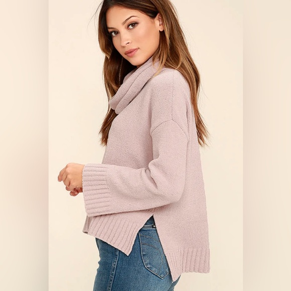 BB Dakota Marcilly Plush Chenille Slouchy Cowl Neck Sweater - Picture 3 of 15